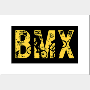 bmx bike racing freestyle Posters and Art